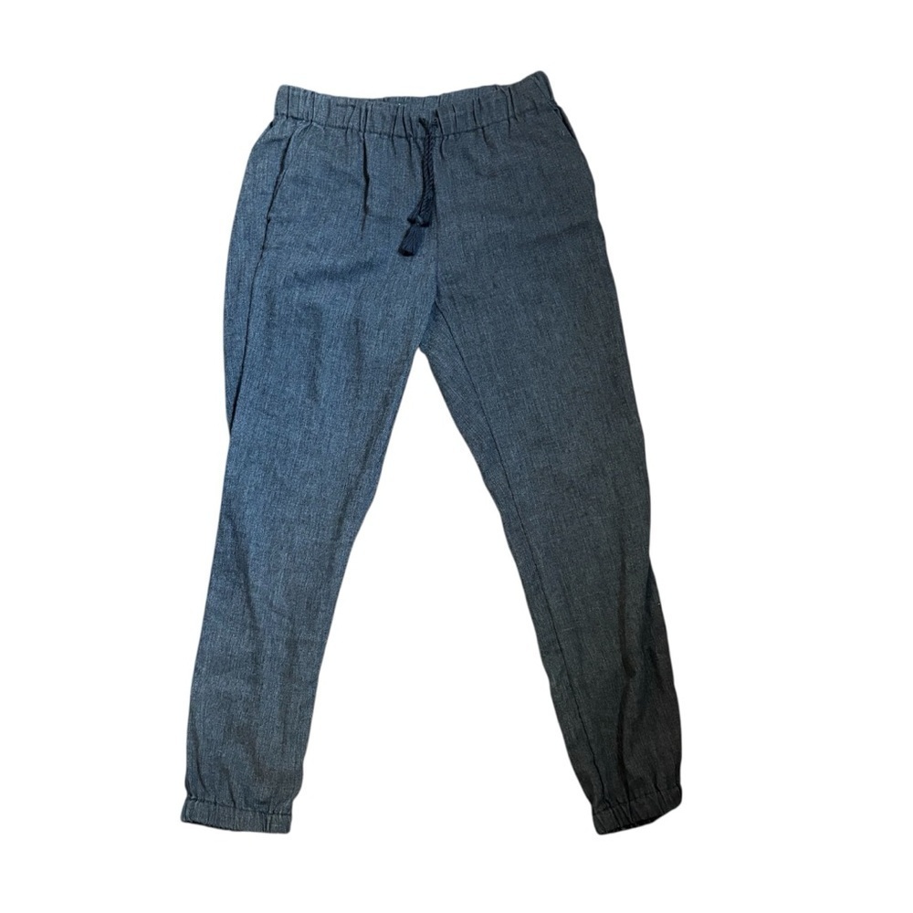 Madewell Grey Jogger Pants Blue Elastic Waist | Pull On | Work Casual Women’s XS